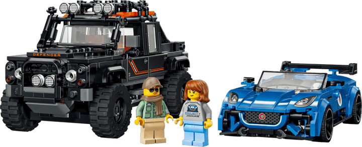 LEGO® La Jaguar Project 7 et le Land Rover Defender — 77264